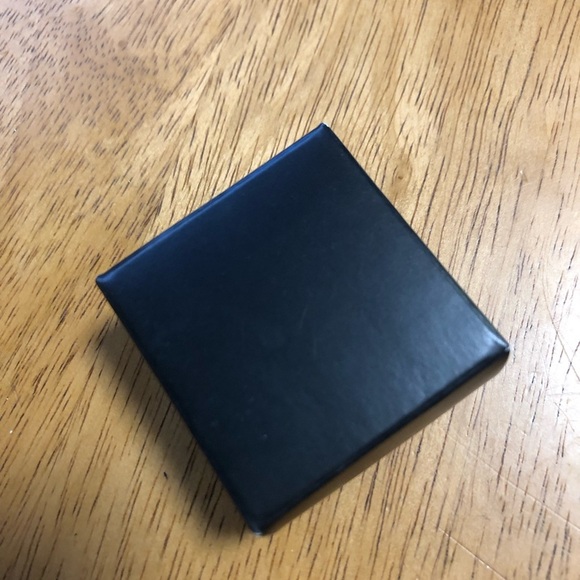 Color brights button earrings by Avon. Purple - Picture 3 of 3